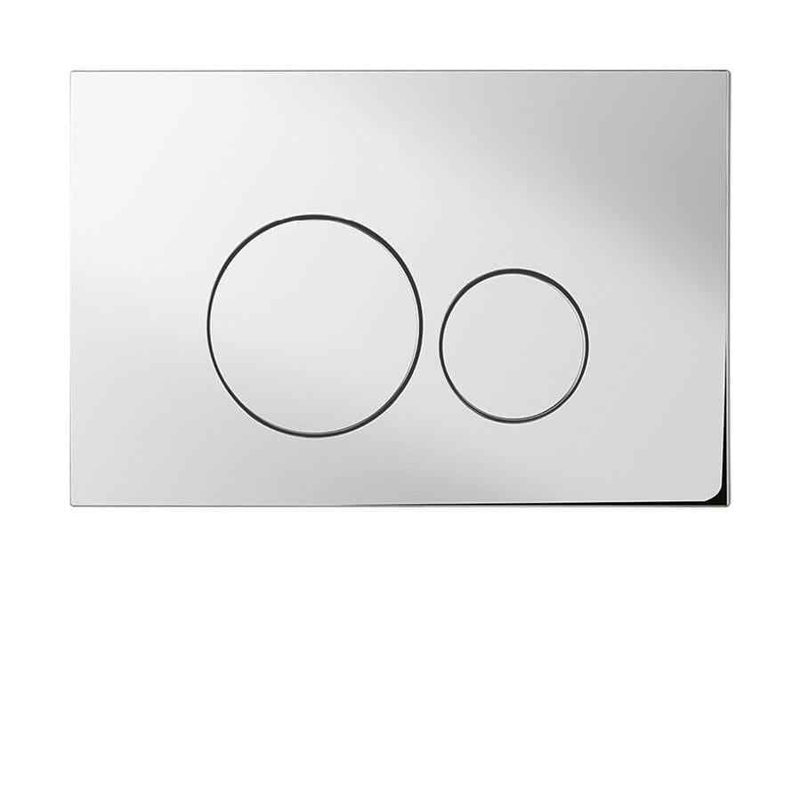Aquarius Flush Plate Aquarius Drake Flush Plate Round Buttons in Chrome