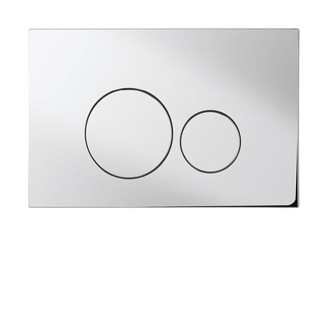 Aquarius Flush Plate Aquarius Drake Flush Plate Round Buttons in Chrome