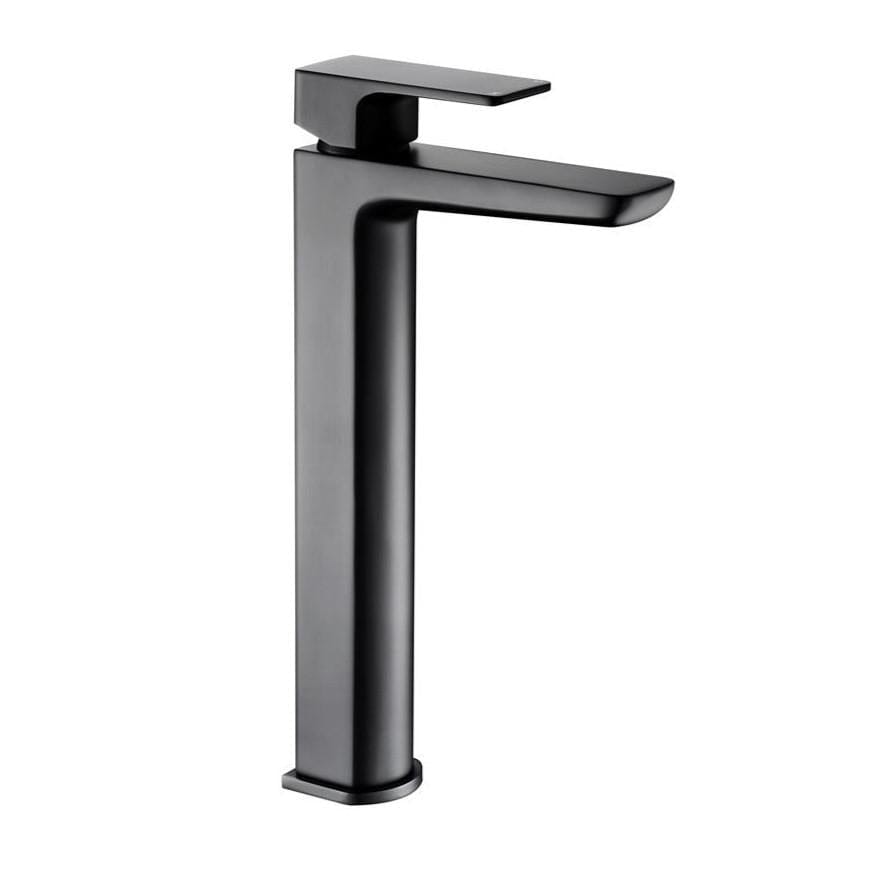 Aquarius Bathrooms Tall Basin Tap Matt Black Aquarius Hydro Tall Mono Basin Mixer Tap