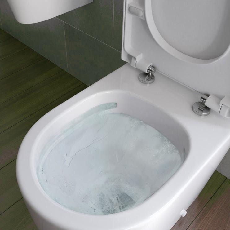 Aquarius Bathrooms Wall Hung Toilet Aquarius Urbano Rimless Wall Hung Toilet Pack with Frame, Flush Plate, Soft Closing Seat and Hinge Covers