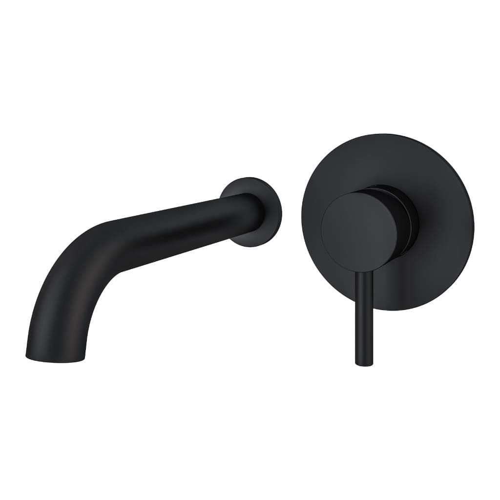 Aquarius Bathrooms Wall Mounted Bath Tap Matt Black Aquarius Curve Wall Mounted Bath Filler Mixer Tap