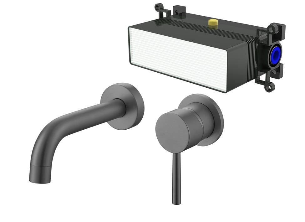 Aquarius Bathrooms Wall Mounted Basin Tap Aquarius RF-Series EZ-BOX Wall Mounted Basin Mixer Tap