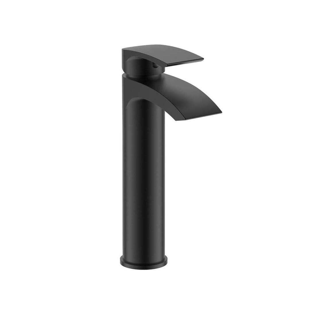 Aquarius Bathrooms Mono Basin Tap Matt Black Aquarius Arc Tall Mono Basin Mixer Tap