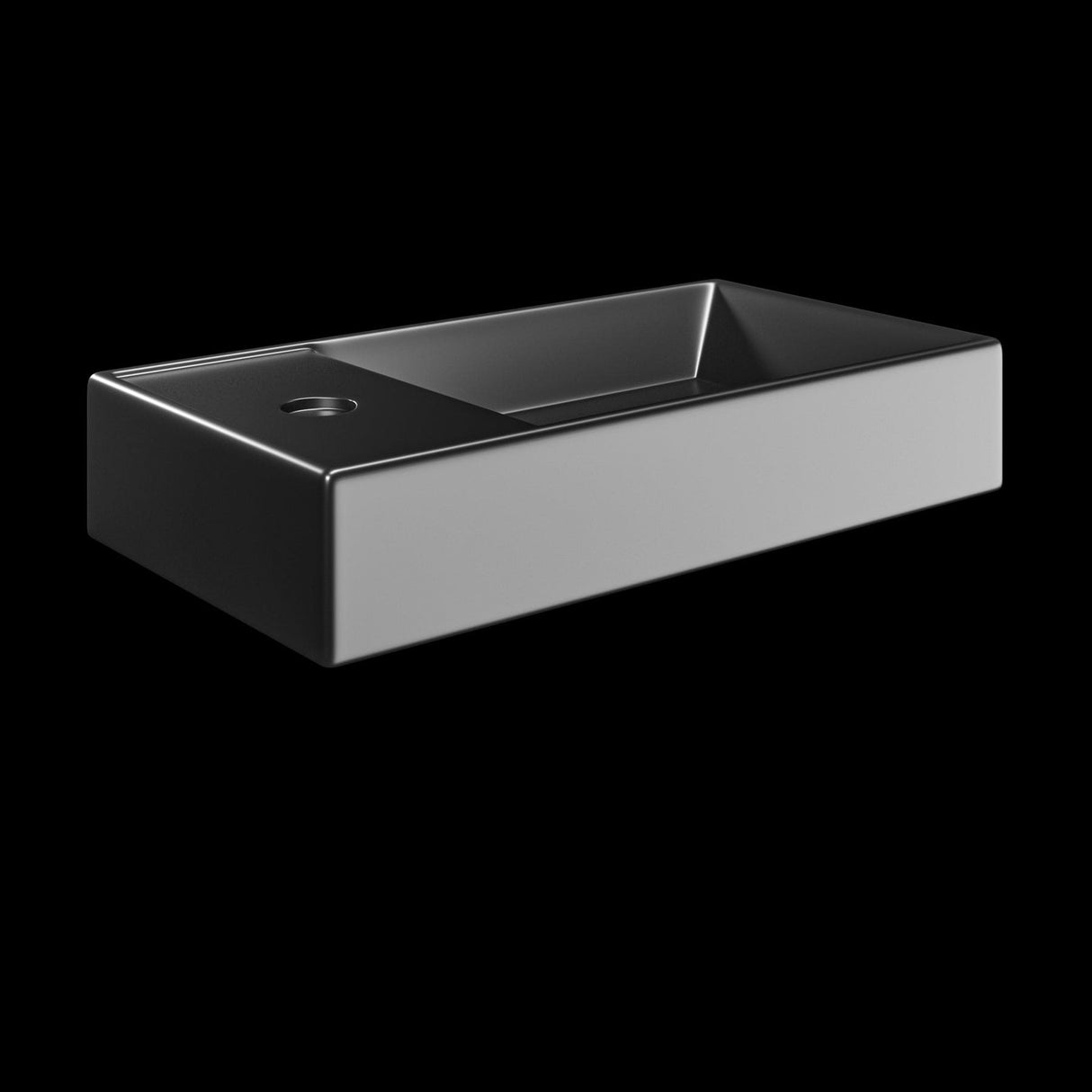 Tissino Wall Mounted Unit Aquarius Monsoon Cloakroom Unit with Basin - 500 x 390 - Wall Mounted - One Door