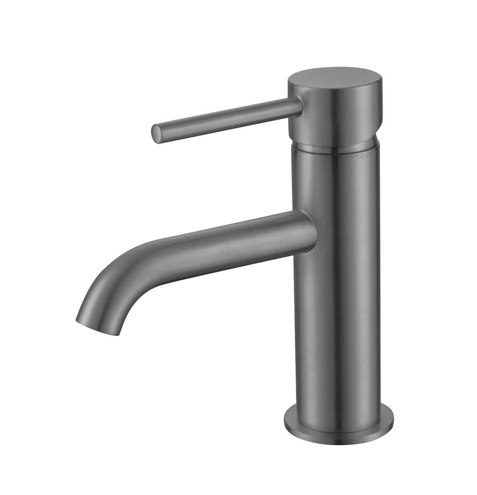Aquarius Bathrooms Mono Basin Tap Gunmetal Grey Aquarius RF-Series Mini Mono Basin Mixer Tap