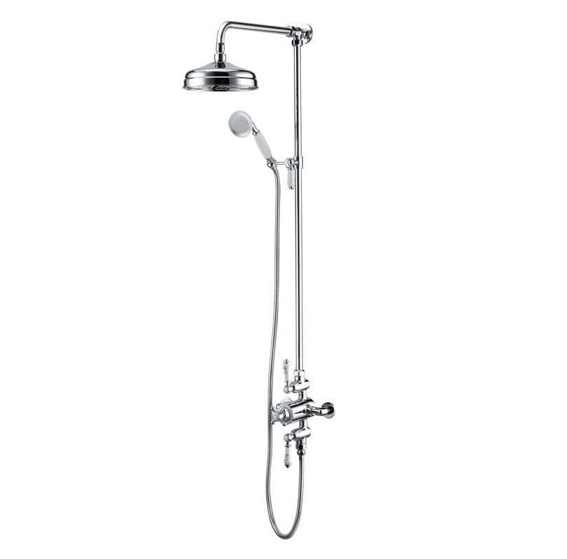 Aquarius Bathrooms Shower Set Aquarius Chic Thermostatic Exposed Adjustable Shower Kit