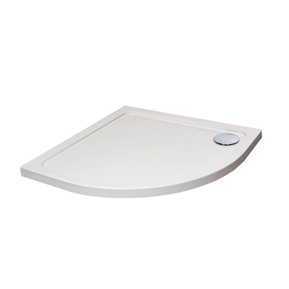 Aquarius Urbano Quadrant 45mm Stone Resin Shower Tray in White