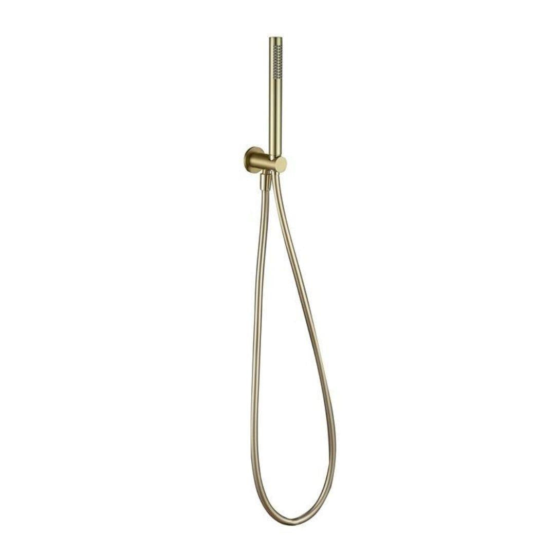 Aquarius RainLux Round 2 Outlet Shower Set with Shower Head and Single Function Handset