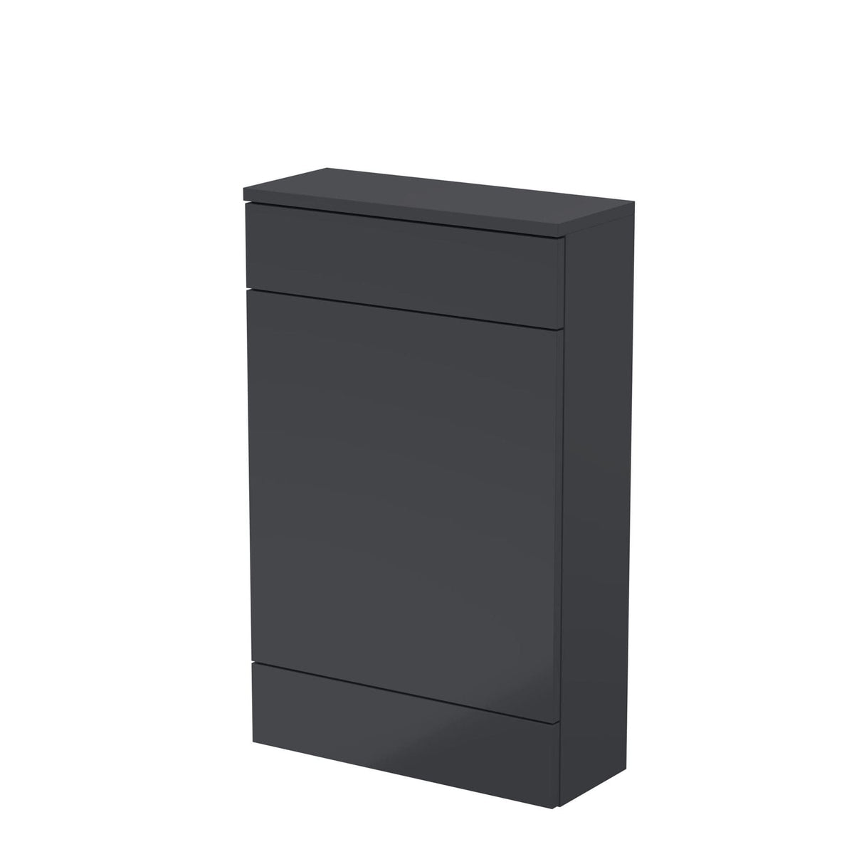 Aquarius WC Back To Wall Unit Soft Black Aquarius Hoban 500mm Compact Back to Wall WC Toilet Unit