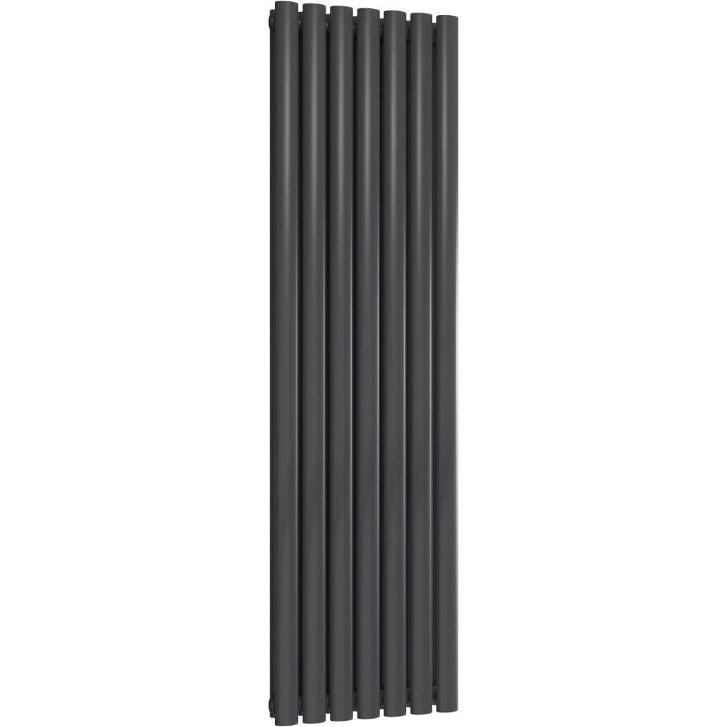 Aquarius Bathrooms Column Radiator 1600 x420mm / Anthracite Aquarius Athens Double Vertical Column Radiator