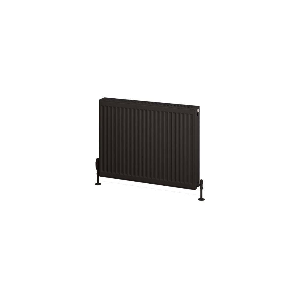 Aquarius Bathrooms Bathroom Heating Aquarius Type 22 Compact Panel Radiator in Matt Black