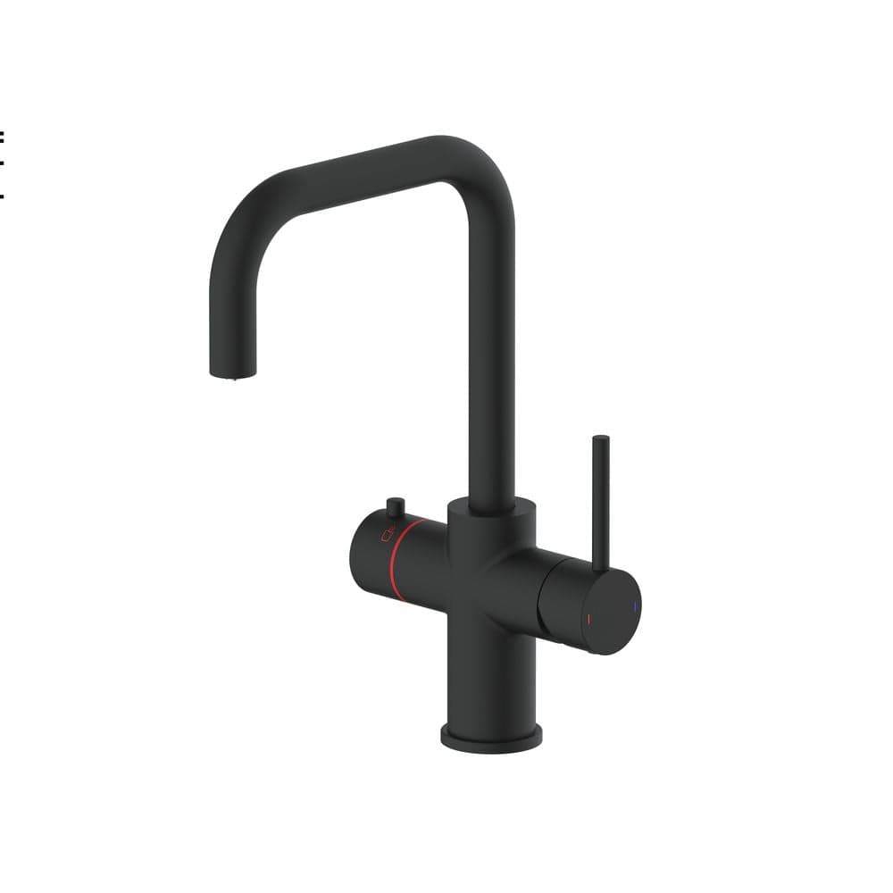 Aquarius Bathrooms Instant Hot Water Tap Aquarius TrueCook 3-in-1 Instant Hot Water Kitchen Tap with Square Spout