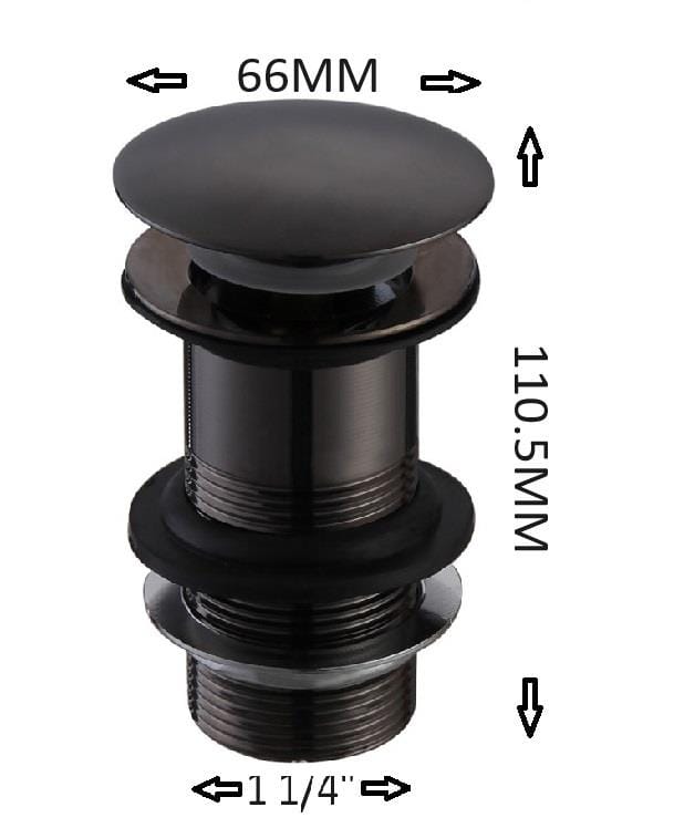 Aquarius Bathrooms Basin Waste Aquarius Zanelli Unslotted Basin Clicker Waste