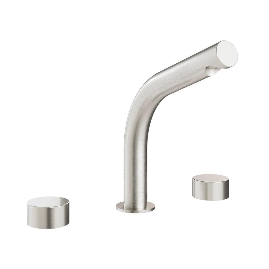 Aquarius Bathrooms 3 Tap Hole Basin Set Aquarius Ixora 3 Hole Basin Mixer Tap in 316 Stainless Steel