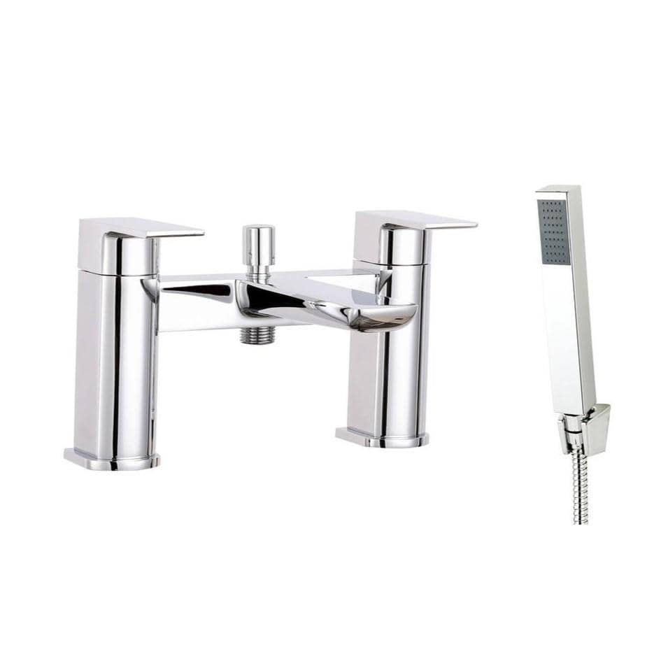 Aquarius Hydro Complete Bath Brassware Pack with Basin Mixer, Bath and Shower Mixer