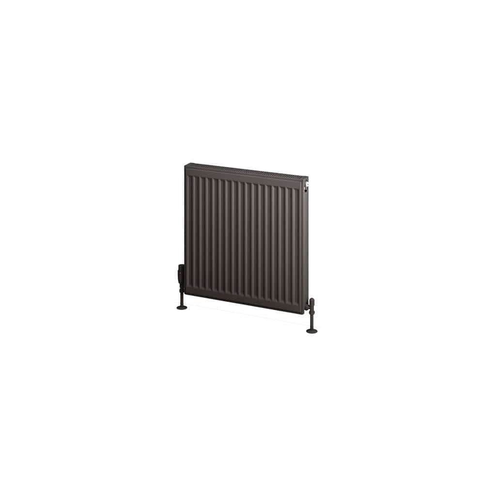 Aquarius Bathrooms Type 11 Aquarius Type 11 Compact Panel Radiator In Matt Anthracite