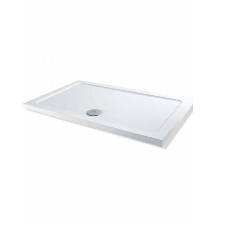 Aquarius Bathrooms Shower Tray Aquarius Vital Rectangular Shower Tray Stone Resin