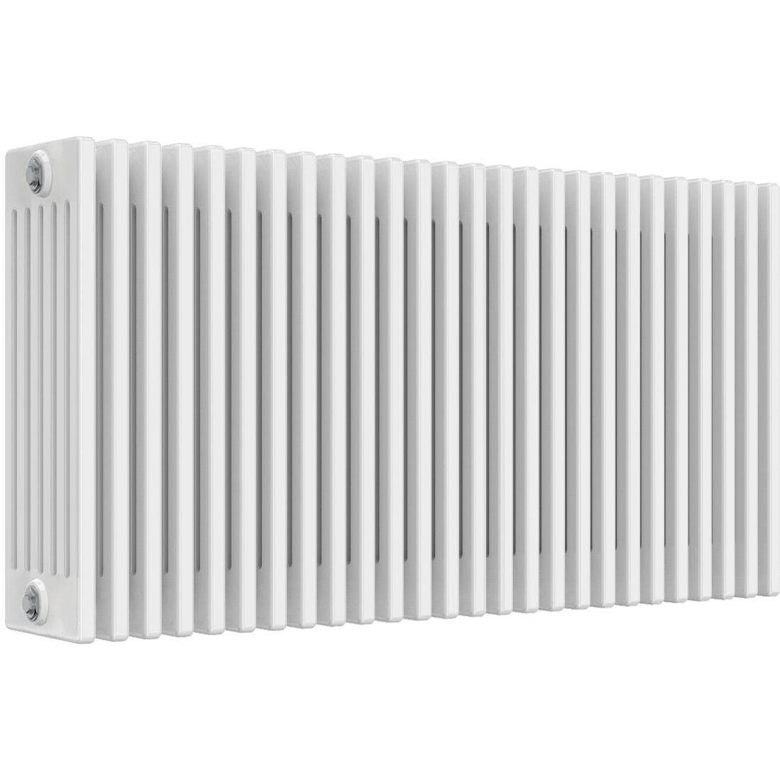 Aquarius Bathrooms Column Radiator 600mm x 1190mm Aquarius Foundry Horizontal 6 Column Radiator in White