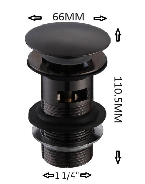 Aquarius Bathrooms Basin Waste Aquarius Zanelli Slotted Basin Clicker Waste