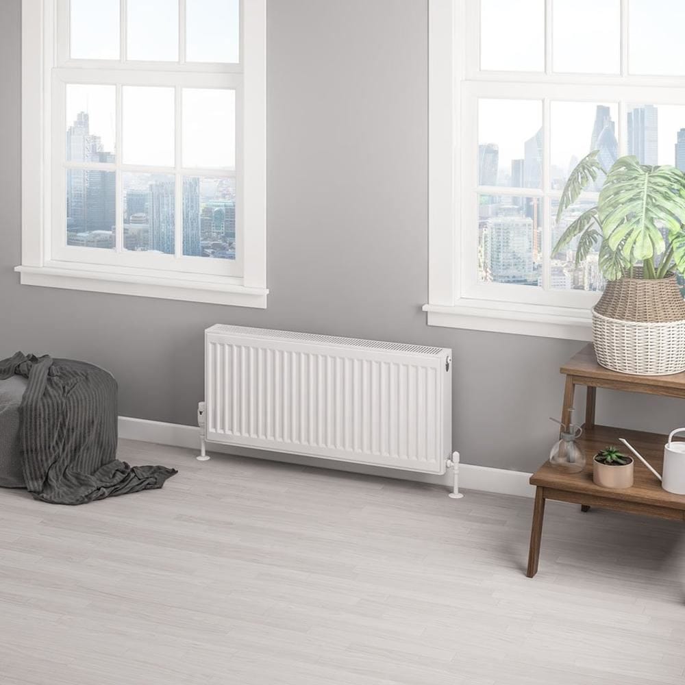 Aquarius Type 22 Compact Panel Radiator in Gloss White