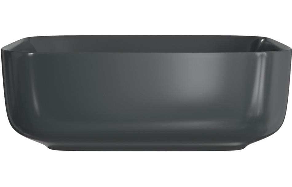 Aquarius Bathrooms Countertop Basin Aquarius V-Series 3 Square 0TH Vessel Wash Bowl 400mm Matt Black AQVS0058