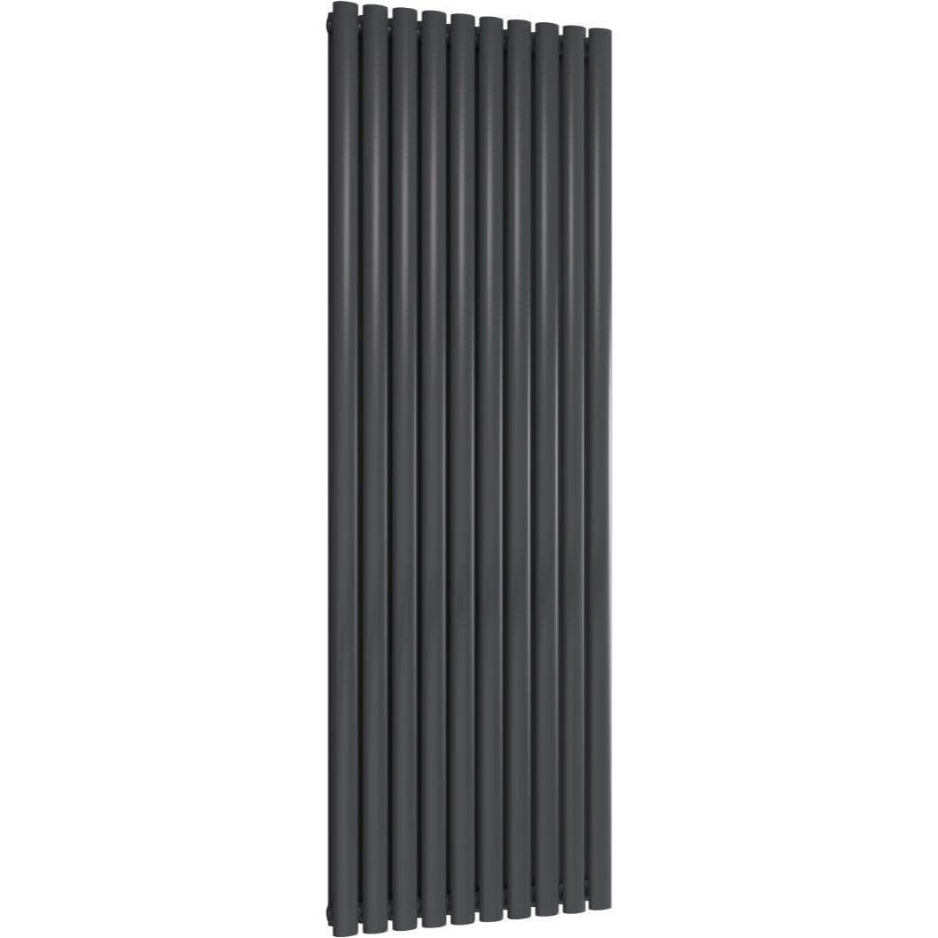 Aquarius Bathrooms Column Radiator 1800 x600mm / Anthracite Aquarius Athens Double Vertical Column Radiator