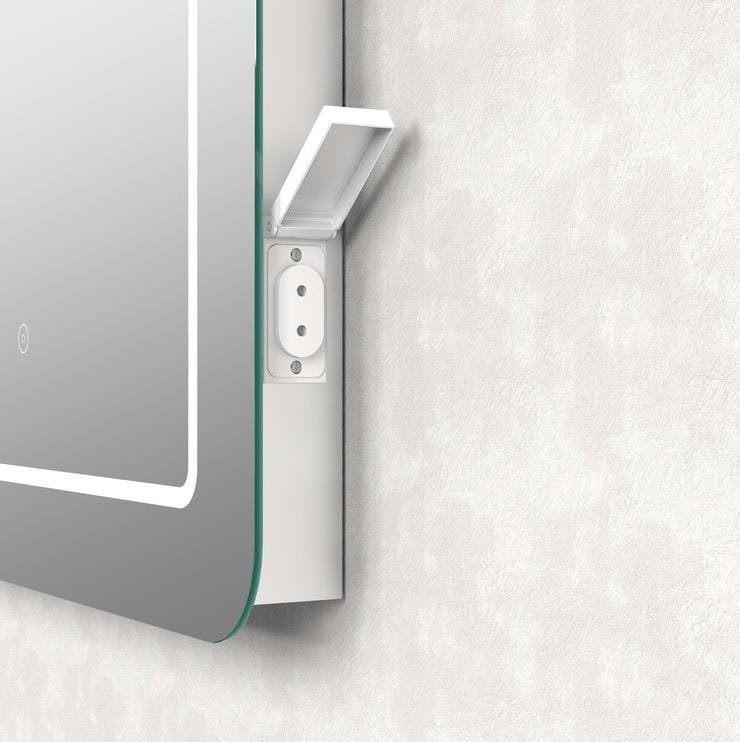 Aquarius Bathrooms Illuminated Mirror Aquarius Muse 500 x 700mm Rectangle Front-Lit LED Mirror AQMU0078