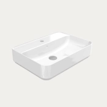 Aquarius Bathrooms Countertop Basin Aquarius JF-Series 600MM Countertop Basin 1TH White