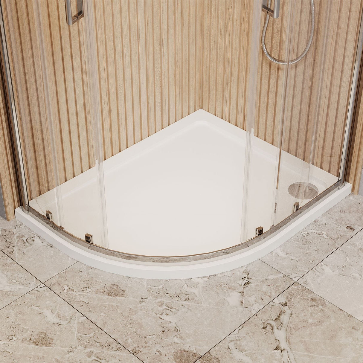 Aquarius Urbano 6mm Quadrant Shower Enclosure 1850mm