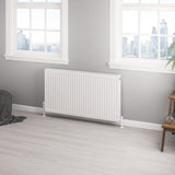 Aquarius Bathrooms Bathroom Heating 600 x 1100 Aquarius Type 22 Compact Panel Radiator in Gloss White