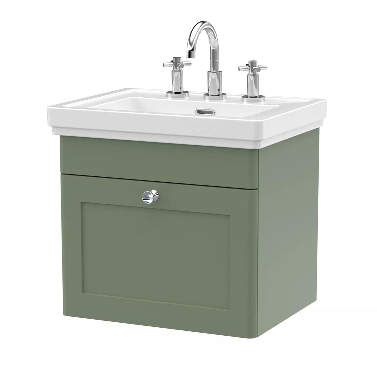 Aquarius Wall Mounted Vanity Unit Aquarius Leighton 500mm Wall Mounted One Drawer Vanity Unit with Basin