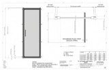 Aquarius Pluvia 8mm Pivot Shower Door