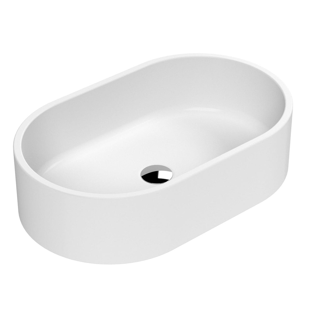 Aquarius Bathrooms Countertop Basin Aquarius Sirona Oval Matt Countertop Basin 565mm