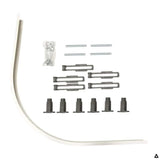 Aquarius Bathrooms Riser Kit Quadrant upto 1000mm Aquarius Urbano Riser Leg Kit for 45mm White Stone Resin Trays
