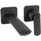 Aquarius Bathrooms Wall Mounted Basin Tap Aquarius  Huck Wall Mounted 2 Hole Basin Mixer Tap
