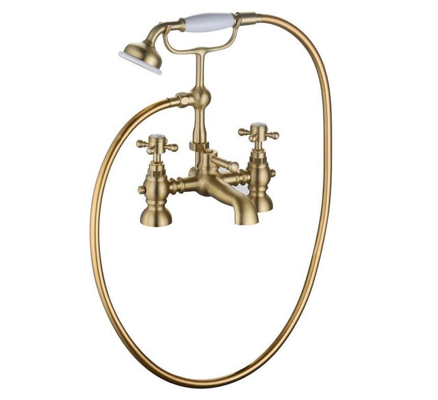 Aquarius Bathrooms Bath Shower Mixer Brushed Brass Aquarius Chic Bath Shower Mixer Tap