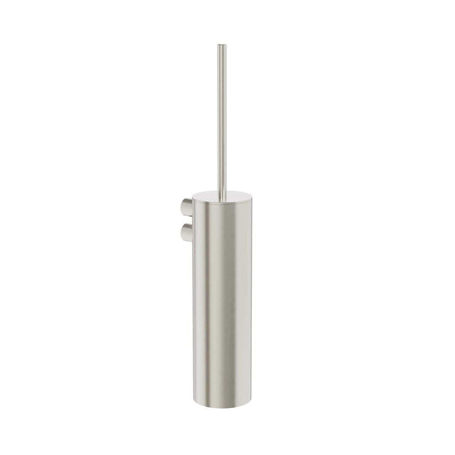 Aquarius Bathrooms Toilet Brush Aquarius Lui Round Wall Mounted Toilet Brush Holder in Stainless Steel