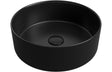 Aquarius Bathrooms Countertop Basin Aquarius V-Series 2 Round 0TH Vessel Wash Bowl 355mm Matt Black AQVS0044