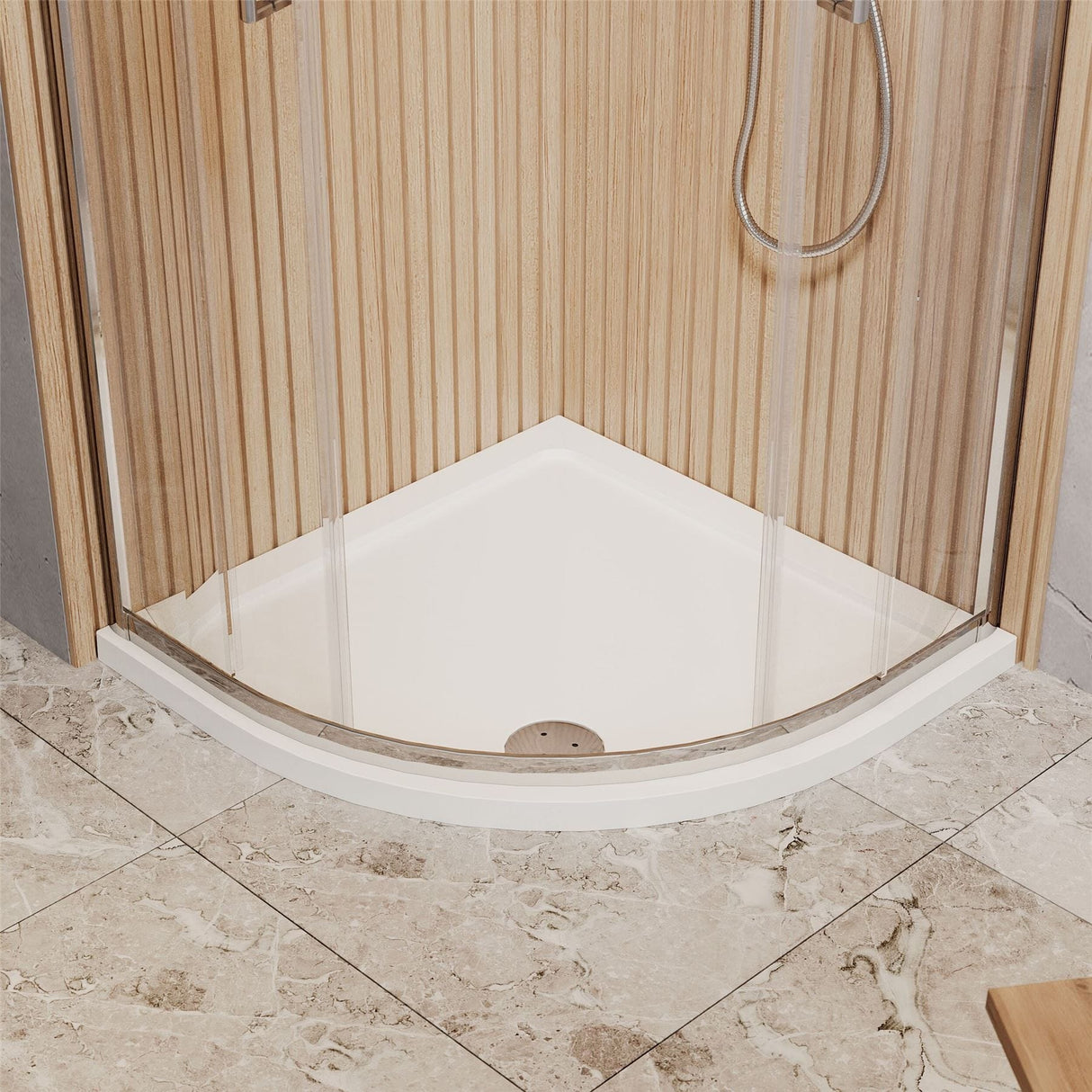 Aquarius Urbano 6mm Quadrant Shower Enclosure 1850mm