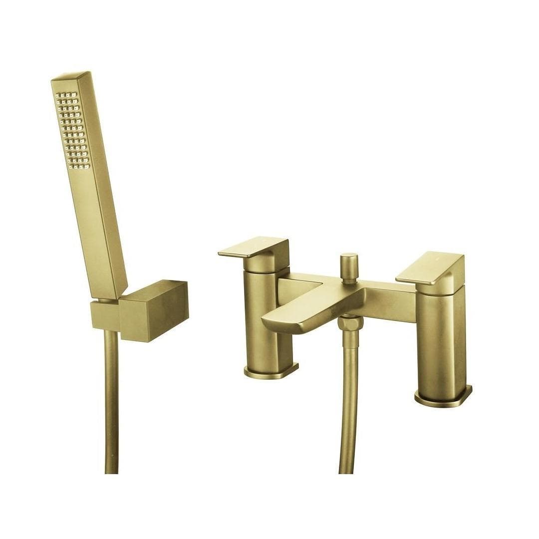 Aquarius Hydro Complete Bath Brassware Pack with Basin Mixer, Bath and Shower Mixer