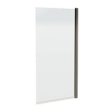 Aquarius Bathrooms Bath Screen Aquarius LevAqua Straight 6mm Hinged Bath Screen 1400 x 800mm