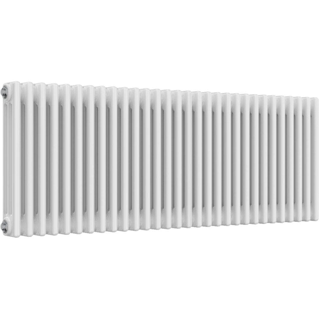 Aquarius Bathrooms Column Radiator 500mm x 1370mm Aquarius Foundry Horizontal 3 Column Radiator in White