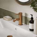 Aquarius Bathrooms Mono Basin Tap Brushed Bronze Aquarius Zanelli Mono Basin Mixer Tap with Waste