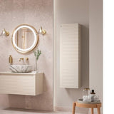 Aquarius Bathrooms Storage Unit Matt Cotton Aquarius Contour 350mm Wall Mounted Storage Unit