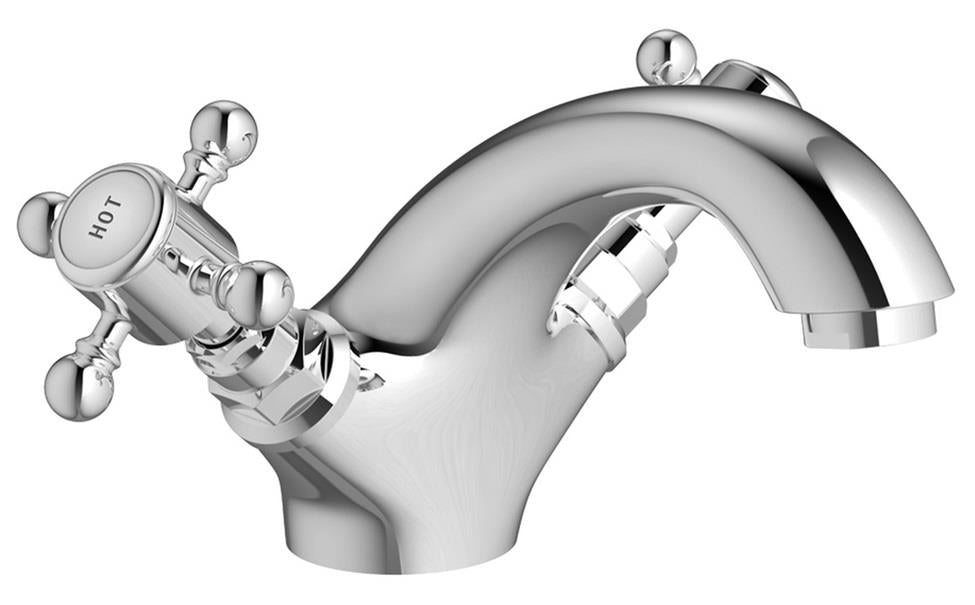 Aquarius Chic Basin Mixer Tap with Pop-Up Waste