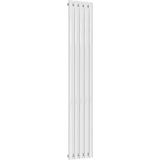 Aquarius Bathrooms Column Radiator Aquarius Athens Single Vertical Column Radiator in White