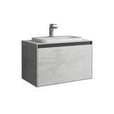 Aquarius KF-Series One Drawer 800mm Vanity Unit with Countertop