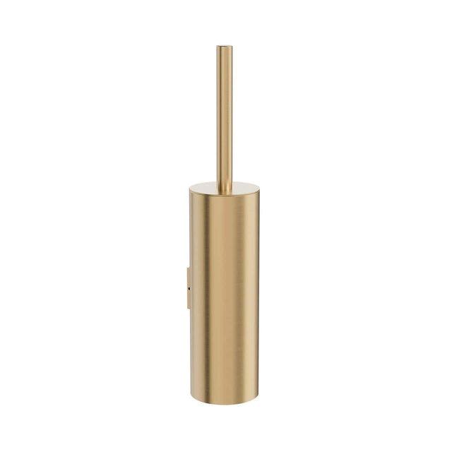 Aquarius Bathrooms Toilet Brush Brushed Brass Aquarius Mio Wall Mounted Toilet Brush and Holder