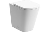 Aquarius Bathrooms Back to Wall Toilet Aquarius Laura Rimless Back to Wall Short Projection WC with Soft Close Seat