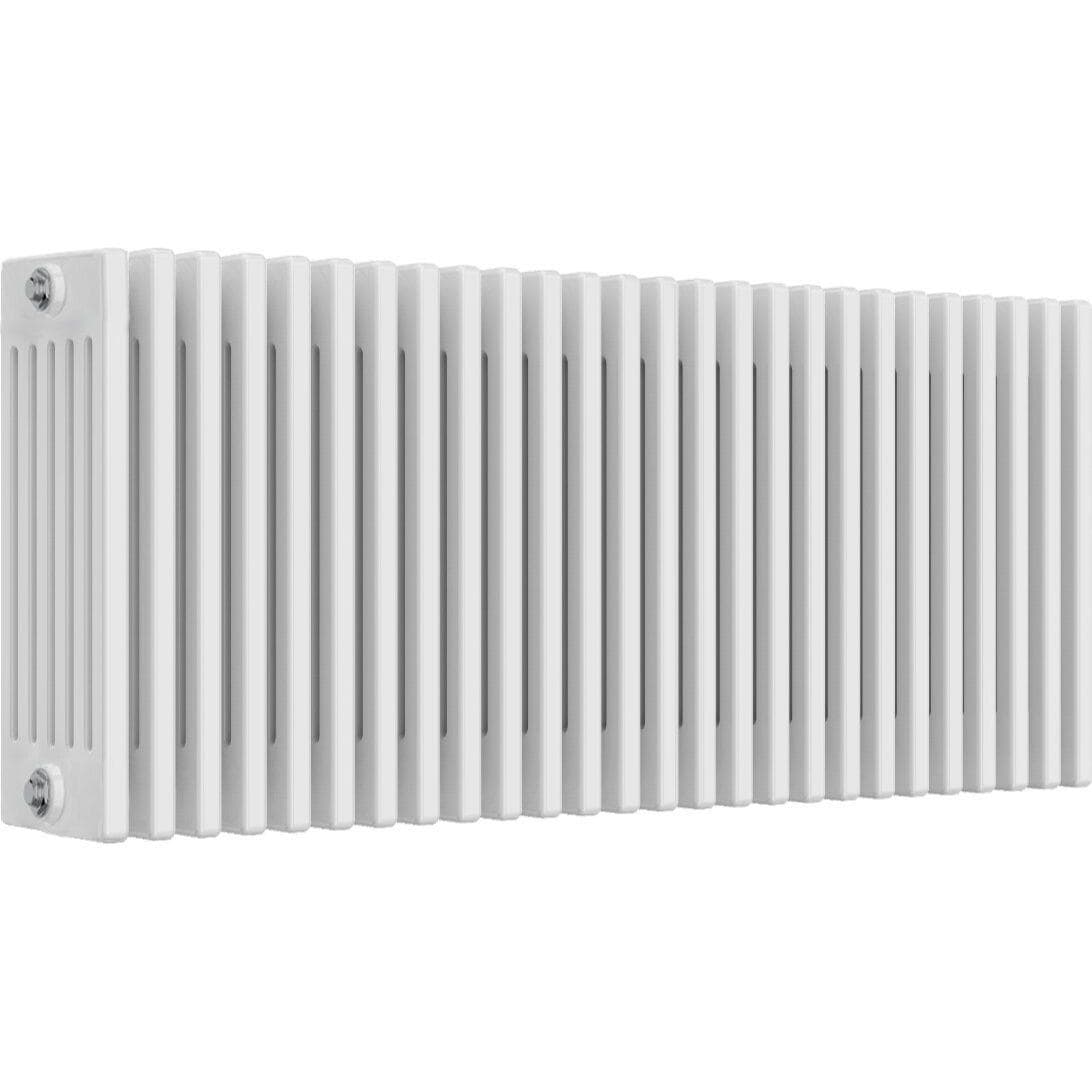 Aquarius Bathrooms Column Radiator 500mm x 1190mm Aquarius Foundry Horizontal 6 Column Radiator in White